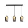 Suspension NORA 3x20W E27 Noir Marbre MANTRA 8285