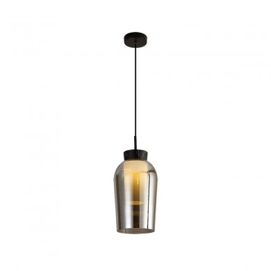 Suspension NORA 1x20W E27 Noir Marbre MANTRA 8286