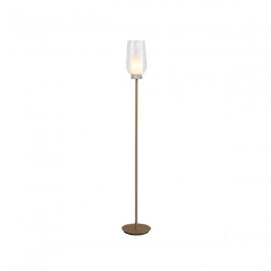 Lampadaire NORA 1x20W E27 Or Blanc MANTRA 8402