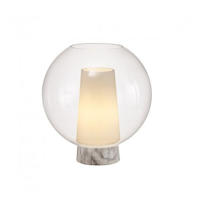 Lampe de table NORA 1x20W E27 Blanc MANTRA 8404