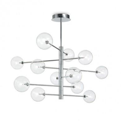 Suspension EQUINOXE Chrome G4 12x2W IDEAL LUX 200118