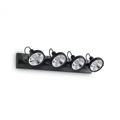 Plafonnier GLIM Noir GU10 4x50W IDEAL LUX 200255