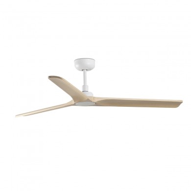 Ventilateur Plafond HEYWOOD M 132cm Blanc Bois clair FARO 33810