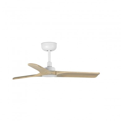 Ventilateur Plafond HEYWOOD S 90cm Blanc Mat Bois FARO 33805