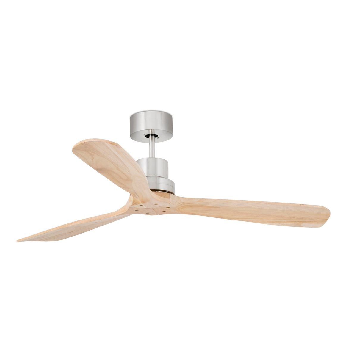 Ventilateur De Plafond Faro Lantau – 132 Cm, 3 Pales En Pin, Télécommande, Fonction Hiver/été