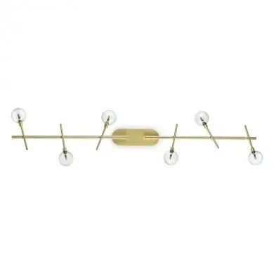 Plafonnier MARACAS Laiton antique G4 6x2W IDL_200361 200361 Plafonnier MARACAS Laiton antique G4 6x2W IDEAL LUX 200361