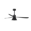 Ventilateur Plafond AMELIA L CONE LED 132cm Noir Mat FARO 33761-23