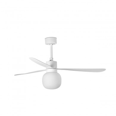 Ventilateur Plafond AMELIA L BALL LED 132cm Blanc Mat FARO 33760-25