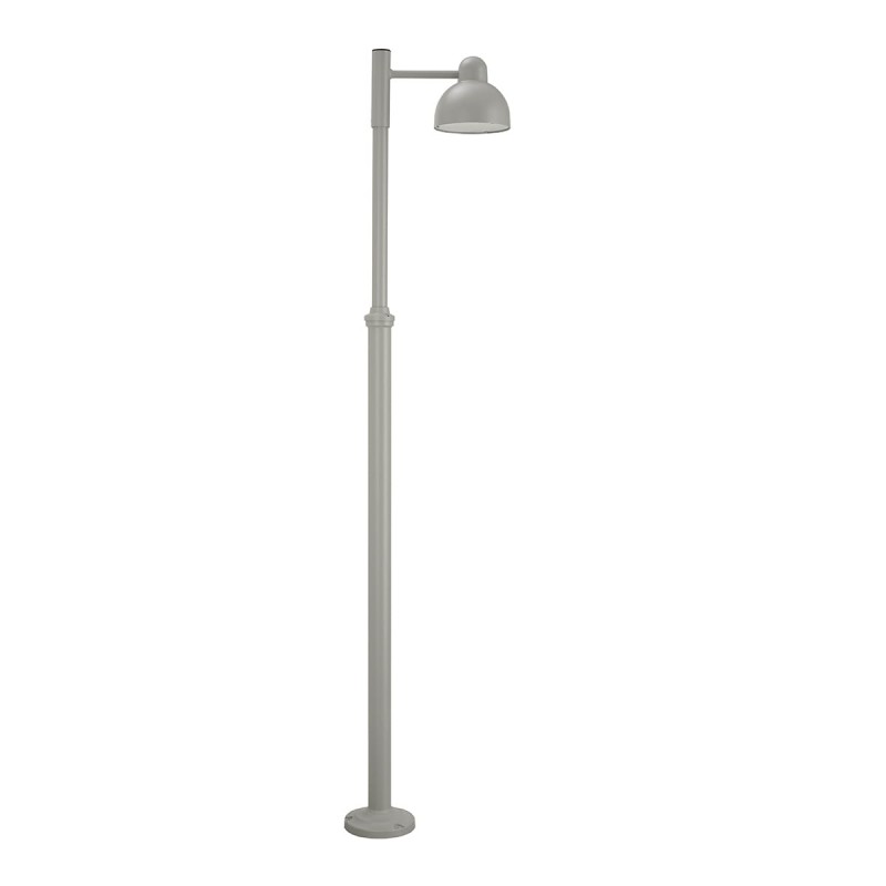 Lampadaire Extérieur KOSTER 19,4W LED Gris Aluminium NORLYS 1820AL