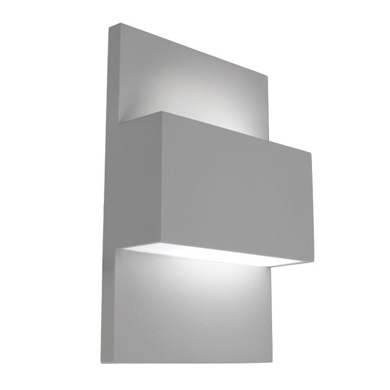 Applique Extérieure GENEVE 8,3W LED Gris Aluminium NORLYS 1879AL