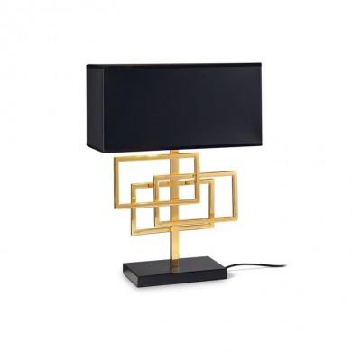 Lampe de table LUXURY Laiton E27 1x60W IDEAL LUX 201115