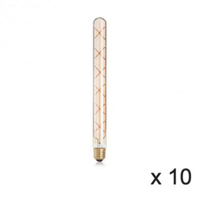 Ampoule (x10) 6W E27 Ambré D2,8 IDEAL LUX 201252