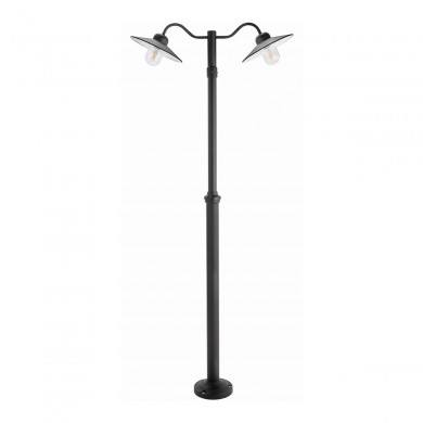 Lampadaire Extérieur KARLSTAD 57W E27 Noir L930 NORLYS 2032SV