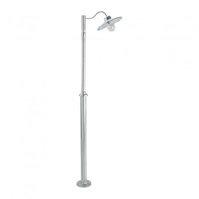 Lampadaire Extérieur KARLSTAD 57W E27 Galvanisé L490 NORLYS 2033GA