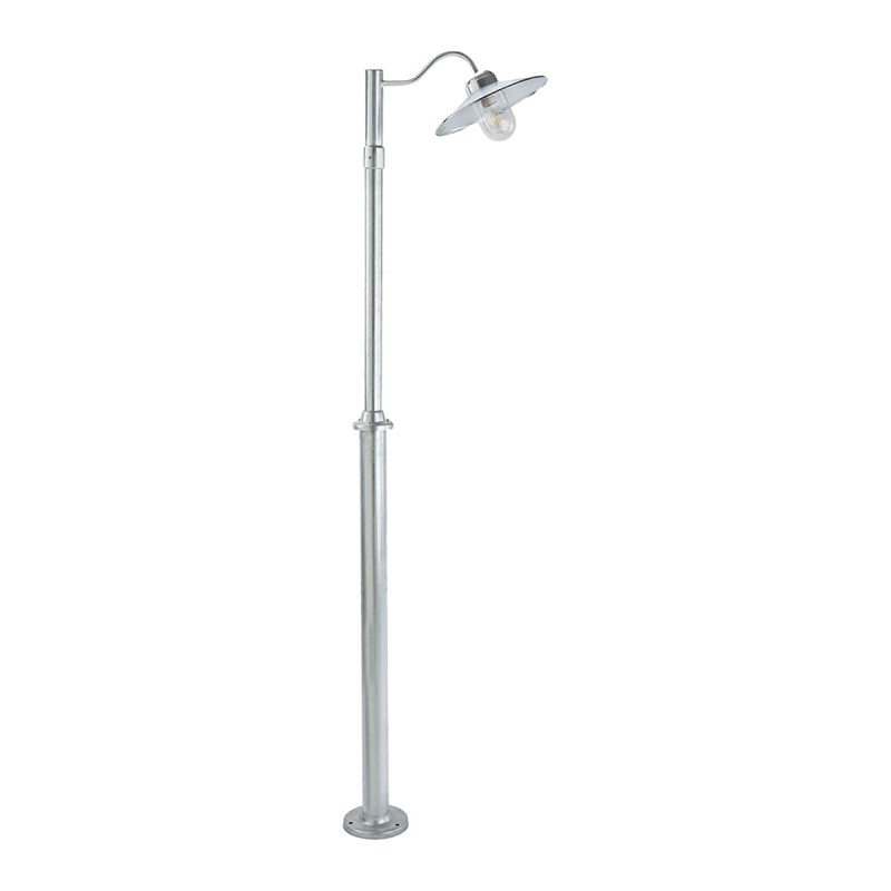 Lampadaire Extérieur KARLSTAD 57W E27 Galvanisé L490 NORLYS 2033GA