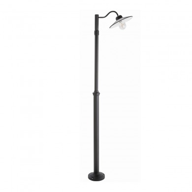 Lampadaire Extérieur KARLSTAD 57W E27 Noir L490 NORLYS 2033SV