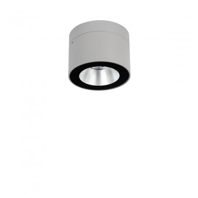 Plafonnier Extérieur NIDAROS 10,7W LED Gris Aluminium 3000K 1051LM NORLYS 2120AL