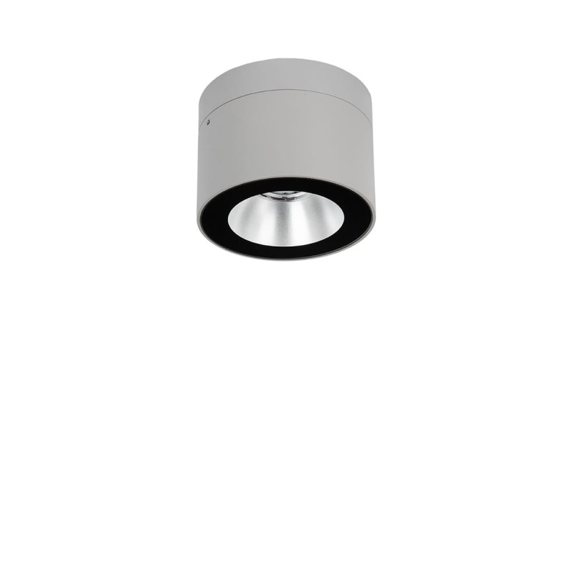 Plafonnier Extérieur NIDAROS 10,7W LED Gris Aluminium 3000K 1051LM NORLYS 2120AL