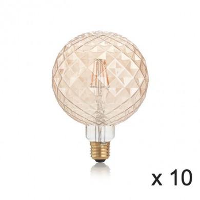 Ampoule (x10) 4W E27 Ambré D11,5 IDEAL LUX 201290