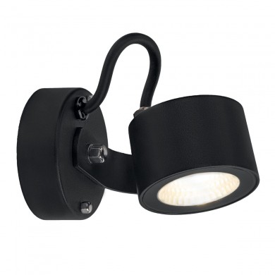 Applique Extérieure MOSS 4W LED Noir H130 NORLYS 6161SV