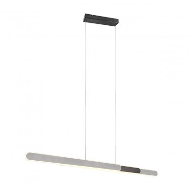 Suspension HELIOS 1x48W Aluminium balayé TRIO LIGHTING 343310305