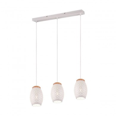 Suspension BIDAR 3x28W Blanc mat TRIO LIGHTING R31573031