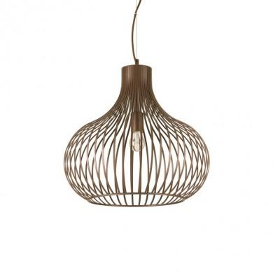 Suspension ONION Marron E27 1x60W D48cm IDEAL LUX 205304