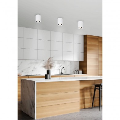 Plafonnier COOKIE 1x35W Noir blanc TRIO LIGHTING 612900134
