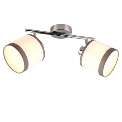 Plafonnier Spot DAVOS 2x10W Chrome TRIO LIGHTING R81552006