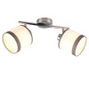 Plafonnier Spot DAVOS 2x10W Chrome TRIO LIGHTING R81552006