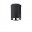 Plafonnier NITRO Noir LED 15W Rond