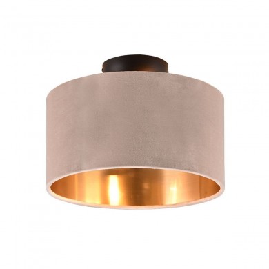 Plafonnier JULIETA 2x40W Beige TRIO LIGHTING 619000244