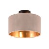 Plafonnier JULIETA 2x40W Beige TRIO LIGHTING 619000244
