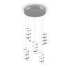 Suspension LAOLA 5x8W Chrome TRIO LIGHTING R34185306