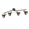 Plafonnier Spot LATIKA 4x10W Noir mat TRIO LIGHTING R81524032