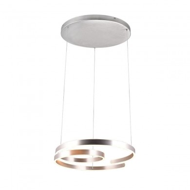 Suspension MARNIE 1x68W Aluminium balayé TRIO LIGHTING 344110105