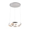 Suspension MARNIE 1x68W Aluminium balayé TRIO LIGHTING 344110105