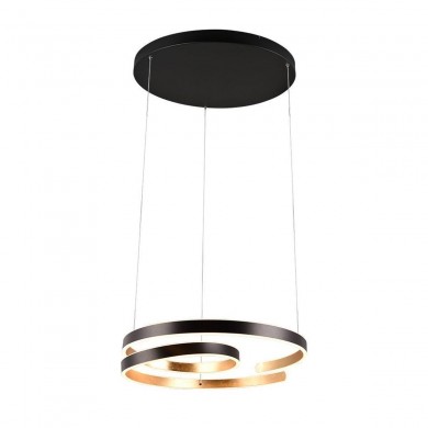 Suspension MARNIE 1x68W Noir Or TRIO LIGHTING 344110180