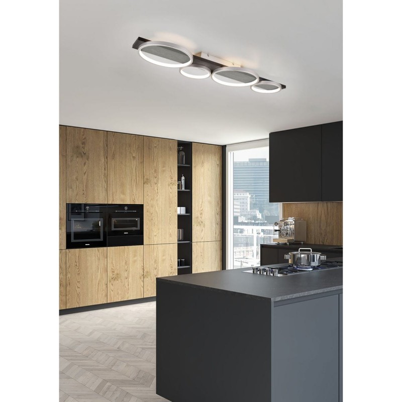 Plafonnier MEDERA 1x44W Noir mat TRI_643810432 643810432 Plafonnier MEDERA 1x44W Noir mat TRIO LIGHTING 643810432