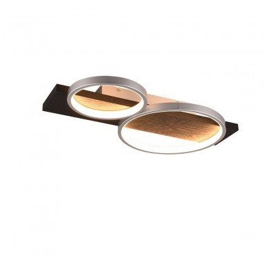 Plafonnier MEDERA 1x26W Titane TRIO LIGHTING 643810287