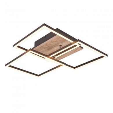 Plafonnier MOBILE 1x27W Imitation bois TRIO LIGHTING R62883135