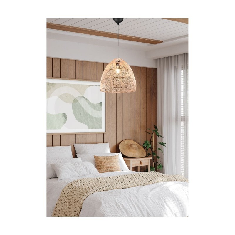 Suspension RIKE 1x40W Bois naturel TRIO LIGHTING R31131036