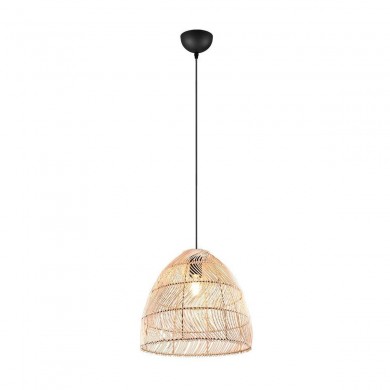 Suspension RIKE 1x40W Bois naturel TRIO LIGHTING R31131036