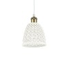 Suspension LUGANO Blanc E27 1x60W D18 IDEAL LUX 206820