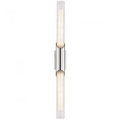 Applique Murale PYLON 2x6W E27 Nickel poli HUDSON VALLEY LIGHTING 2142-PN-CE