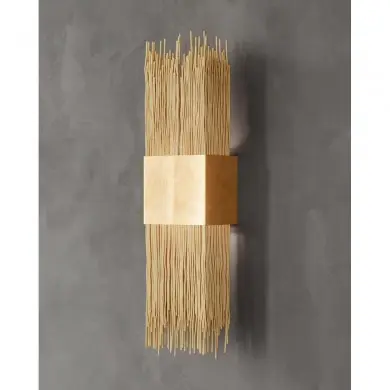 Applique Murale SABINE 2x60W E27 Feuille d'or vieilli CORBETT LIGHTING 326-02-VGL-CE