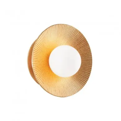 Applique Murale EMERALD 1x5W G9 Feuille d'or vieilli HVL_333-01-VGL-CE 333-01-VGL-CE Applique Murale EMERALD 1x5W G9 Feuille d'or vieilli CORBETT LIGHTING 333-01-VGL-CE