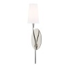 Applique Murale RUTLAND 1x60W E14 Nickel poli-blanc HUDSON VALLEY LIGHTING 3711-PN-WS-CE