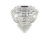 Plafonnier DUBAI Chrome E14 6x40W IDEAL LUX 207186