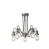 Suspension OLIVIA 5x60W E27 Argent satiné SEARCHLIGHT 1065-5SS